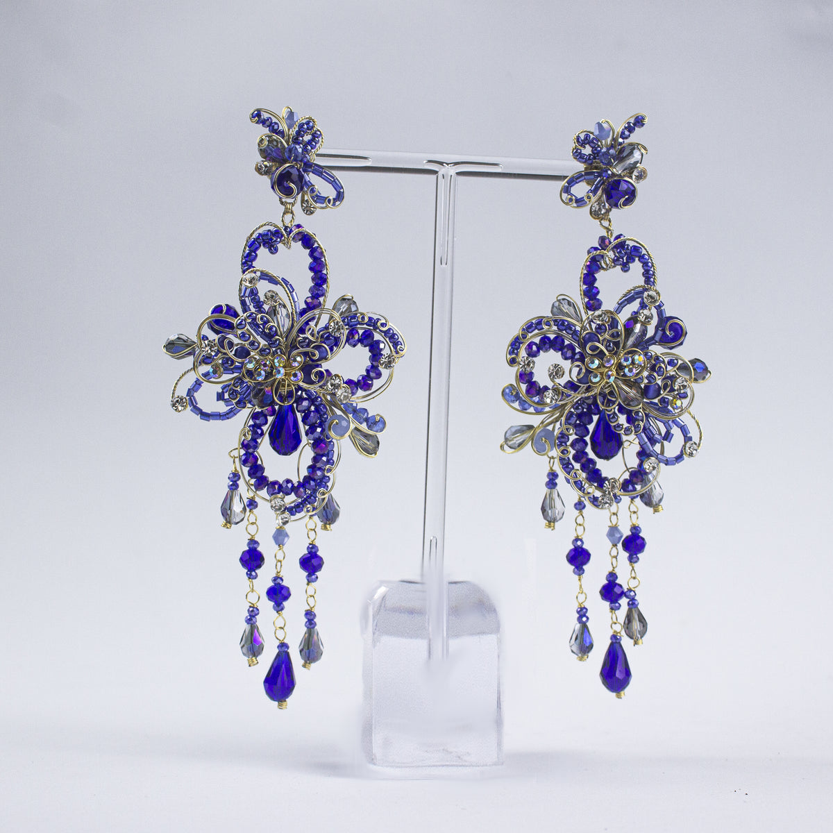 Aretes Emperatriz Azul